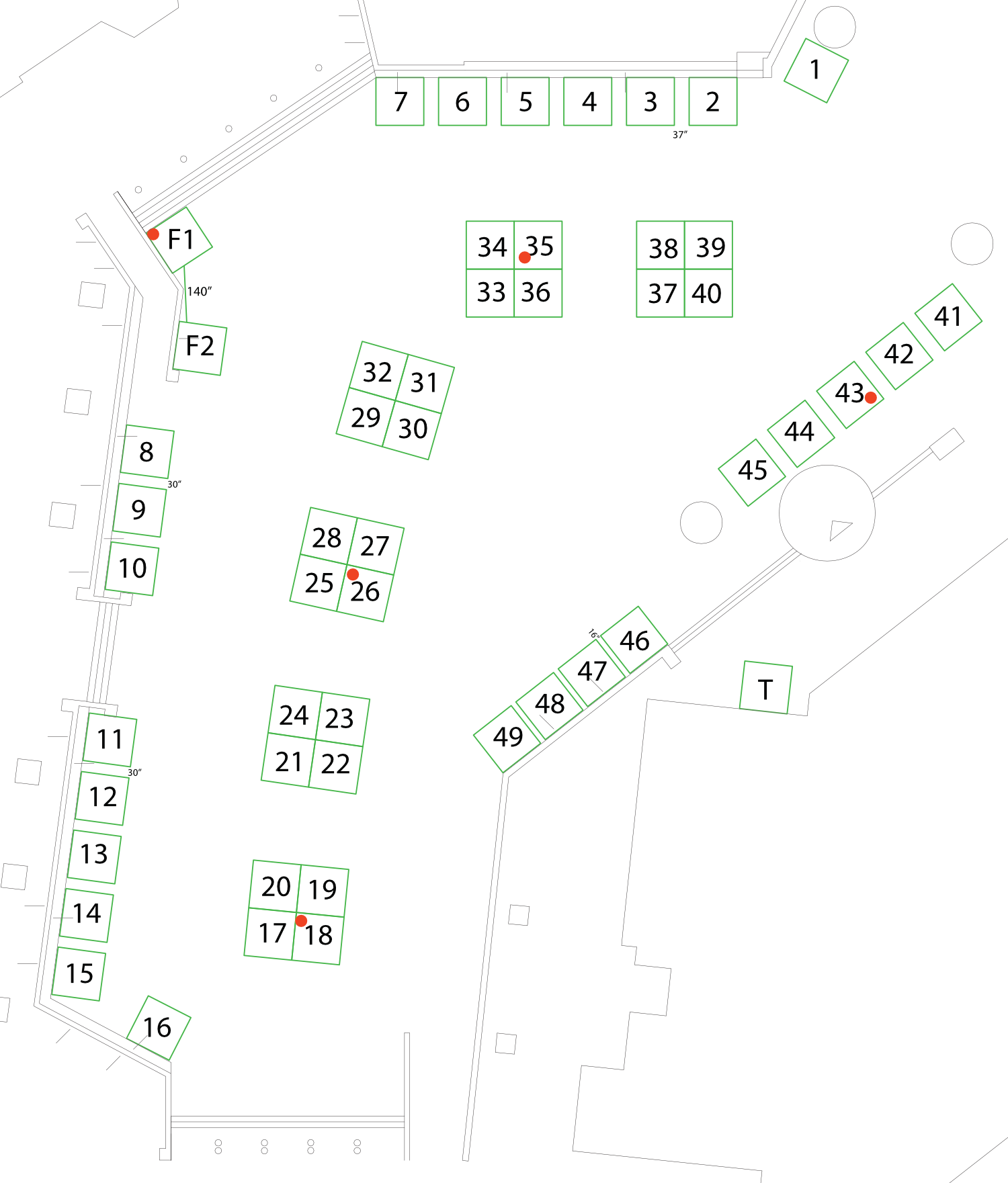 2026 Monterey Bay Jade Festival vendor booth map
